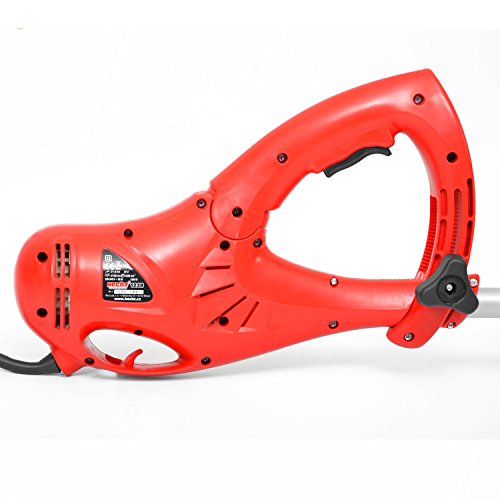 HECHT Elektro-Motorsense 1238 Rasen-Trimmer Freischneider (1200 Watt, inkl. Fadenspule, 3-Zahnmesser und Tragegurt) - 4