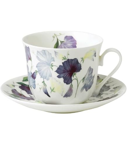Roy Kirkham Tasse – Gartenvögel Design „Blaumeise“, Aus Knochenporzellan, 320 Ml, Spülmaschinen- & Mikrowellengeeignet