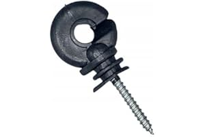 Komiprotect 50 pz ISOLATORE NERO PER RECINZIONi elettriche PROFESSIONALE ALTA Qualità