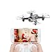 Produktbild RC Drone Mini Drohne FPV Drohne mit Kamera Live Übertragung FPV Ferngesteuerter Quadrocopter Eine Taste Start Landung Höhehalte Funktion kopflosen Modus für Kinder und Anfänger draußen spielen