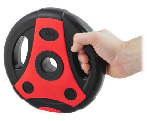 K-Grip. Aerobic Langhantel-Set Pump your muscle Hantel / 1 x Langhantelstange inkl. ABS-Klappverschlüssen, 2×1.25, 2×2.5 und 2×5 Kg Hantelscheiben - 6