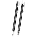 Price comparison product image Wpro TOCCARA Ballpoint Pen & Stylus 2-in-1 Pen, Set of 2, Smartphone and Tablet Slim 3D Touch Screen Stylus Pen Tip black