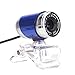 Produktbild Computer Webcam, doulukit 12 m Pixel Optische Linse Desktop Web Kamera, verstellbare Brennweite, DSP Chip, CMOS-Sensor, Winkel einstellbar, mit integrierte Sound Aufnahme Mikrofon blau 5.5 * 3cm