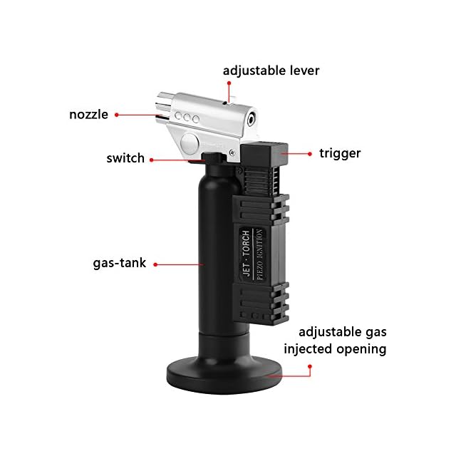 Antorcha del Quemador de Gas de Llama de Butano Soldador de Ignición de