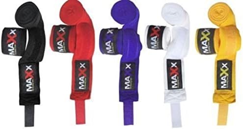 Maxx Protective Gear Max Pro Hand Wraps Bandages, Boxing Gloves MMA UFC