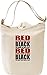 Produktbild Red And Black Leinwand Tagestasche Canvas Day Bag| 100% Premium Cotton Canvas| DTG Printing|