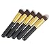Nestling® Professional 10PCS Black and Gold Makeup Brushes Set Eyeshadow Brush (Black Gold)