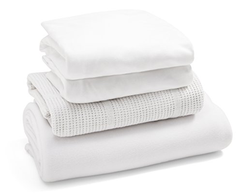 Mamas & Papas Cotbed Starter Bedding Set - White