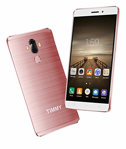 6 Zoll Smartphone Ohne Vertrag,TIMMY M40 4G FDD-LTE,2GB/16GB,Dual Sim Quad Core Android 7.0 Handys Rosa