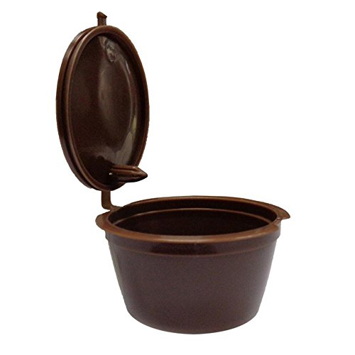 niceEshop(TM) - Set per creare capsule ricaricabili per macchina Nescafe Dolce Gusto, tazza filtro compatibile con Mini Me, Genio, Piccolo, Esperta e Circolo