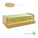 Produktbild Bett 90x190 cm Kinderbett Funktionsbett Kojenbett Gästebett Massivholzbett natur Schubladen NEU