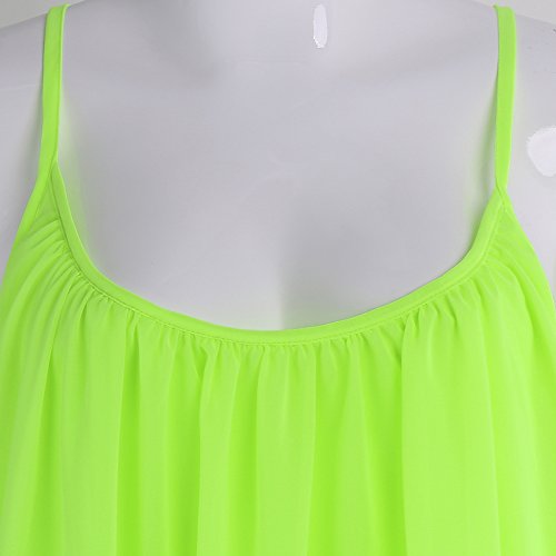 Chiffon Träger Strandkleid - 4