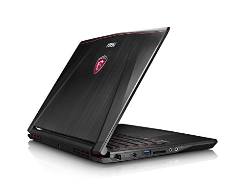 MSI GS43VR 6RE Phantom Pro 002UK 14-Inch FHD Gaming Notebook  Black  -  Intel i7 6700HQ  16 GB RAM  256 GB SSD  1 TB HDD  GTX 1060 Graphics Card  Wind