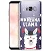 Produktbild OOH!COLOR Handyhülle kompatibel mit Samsung Galaxy S8 Hülle Silikon Muster Ultra dünn durchsichtig Schutzhülle transparent Bumper Case für Samung S8 G950F No Drama Lama (EINWEG)