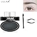 Oyedens Eye Brow Stamp Powder Perfect Eyebrow Power Seal Nature Eyebrow Delicate Shape (Black)
