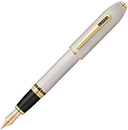 Cross Peerless 125 Fountain Pen - Medalist Platinum Plated &amp; Gold Trim