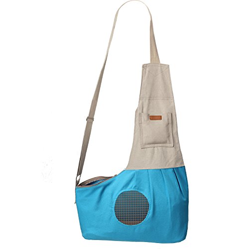 MEWTOGO-Portable-Canvas-Pet-Dog-Sling-Carrier-Bag-with-Adjustable-Strap-Puppy-Cat-Single-Shoulder-Pouch-ToteBlue