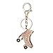 Price comparison product image WDOIT 1Pcs Key Buckle Roller Skates Shape Pendant Rhinestone Key Chain Keyring for Handbag Car