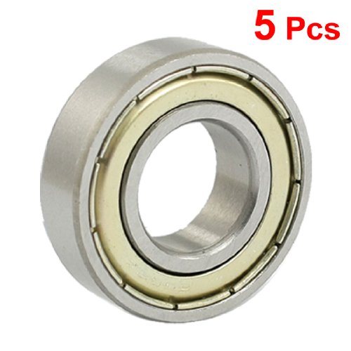 Sourcingmap 6002Z 15 x 32 x 9 mm geschirmt Metall Rillenkugellager Kugellager 5 PCS