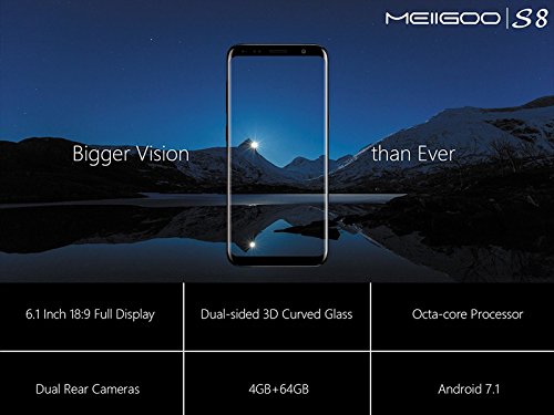 Meiigoo S8 Smartphone Android 7.1 Octa-Core RAM 4GB Dual-IMEI 4G 6.1