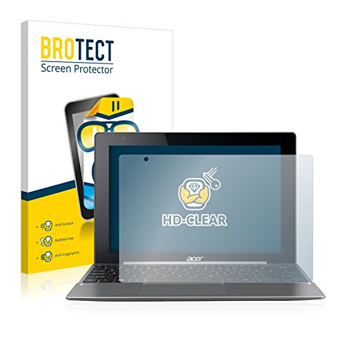 2x BROTECT HD-Clear Displayschutzfolie Acer Aspire Switch 10 V SW5-014 Schutzfolie Folie - Klar, Anti-Fingerprint