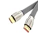 Produktbild SAMZHE HDMI 2.0-Kabel (4K @ 60 Hz) - Flache Slim-Serie, [High Speed, vergoldet] HDMI-zu-HDMI-Kabel, unterstützt 4K, UHD, FHD, 3D, Ethernet, Audio-Rückkanal für Apple TV/HDTV/Xbox / PS4 / PS3