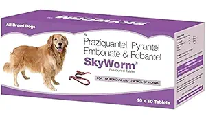 SKY EC SKYWORM Deworming Tablets for Dogs by Jolly and Cutie Pets