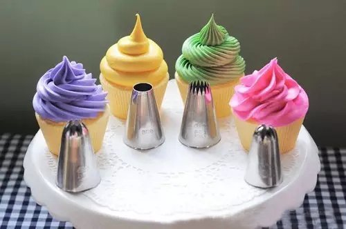 Gearmax® 52-Piece 52tlg Stainless Steel Edelstahl Nozzles und Icing Piping Bag Nozzles Set Kuchen Cake Decorating Blumennagel mit Aufbewahrungsbox Box Blumennägel Kupplung PROFI Set - 5