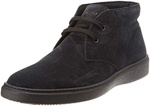 FRAU Scarpa Uomo, Sneaker a Collo Alto Blu, 44 EU