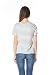 Bearsland Maternity Women's Striped Short Sleeves Maternity Nursing Top Gray/white uk size 10-12