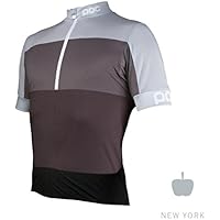POC Fondo WO Half Zip Camiseta de Ciclismo, Mujer, Gris (Phosphite Multi Grey), L