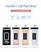 Price comparison product image 4 in 1 OTG Lightning USB Flash Drive Memory Stick for iPhone iPhone 7/7 plus/6/5/5 series/iPad/Android Type C USB Stick U Disk Black 128 GB