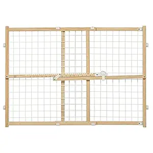 Midwest Wire Mesh Pet Safety Gate, 24 Inches Tall & Expands 27-41.5 Inches Wide