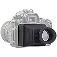 LENSGO Camera Viewfinder, Professional 3.2'' LCD Magnifier Viewfinder 3.2X Camera Screen Sunshade Hood for Canon Sony Nikon Olympus Panasonic and More DSLR/SLR Camera