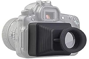 LENSGO Visor de cámara, Profesional 3.2 '' LCD lupa visor 3.2X Cámara de Pantalla Parasol para Canon Sony Nikon Olympus Panasonic y más DSLR/SLR Cámara