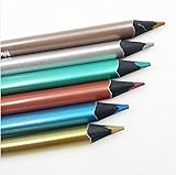 Tipo: Lápices estándar Lápiz de color metálico Lápices metálicos de madera negra Juego Raffine profesional Buscar suministros de arte para pintar Dibujo