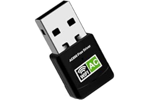 AIGITAL USB Wifi Dongle for PC,Wireless Network Adapter for Desktop Laptop, 5G/2.4G Dual Band High Speed Mini WiFi Stick, Compatible with Windows 11/10/8.1/8/7/Vista Plug & Play