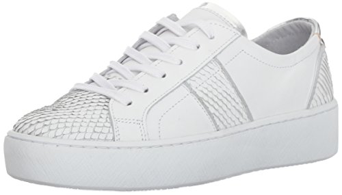 Steven By Steve Madden Womens Serpent Sneaker White Multi