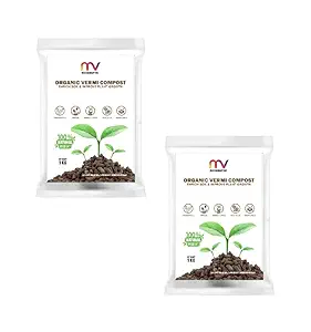 MorningVale Organic Vermicompost Fertilizer Manure for Plants - 2 KG