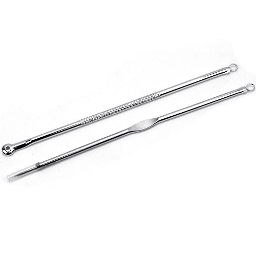 Pinzhi®New Carbon Steel Blackhead Acne Comedone Pimple Extractor Remover Needles Set