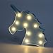 Produktbild MaiMai Lovely Einhorn Night Lights Mood Nights für Kinder Kinder Sweet Kinderzimmer Dekorationen stehendes Licht (blau)