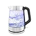 Produktbild JY Elektro-Kessel 1.8L Borosilicate LED Farb-Changing Glas Electric Kettle, Penguin-Style Design Water Bottle Mouth Bewässerungsstall und Strong