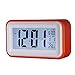Produktbild SODIAL(R) Touch-LCD-Digital-Wecker LED-Licht Snooze Hintergrundbeleuchtung Digit Zeit Kalender - Orange