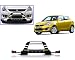 Auto Pearl - Premium Quality Car PU & Stainless Steel Front Crash Flame Guard ABS With LED With Fitting Kit For - Maruti Suzuki Swift - FG053 RS.10450.00