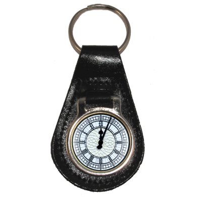 Preisvergleich Produktbild Big Ben Face Design Schlüsselanhänger aus Leder