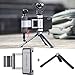 Produktbild Handyhalter-Set Mobiler Stativhalter Verstellbare Halterung Extension Mount für DJI Osmo Pocket,Phone Holder Adapter Zubehör,Faltbar als Griff verwenden (Silber)