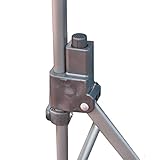 Kinder-Campingstuhl | Einklemmschutz + Getränkehalter | extra breite Standfüße für weichen Boden | leichte 2Kg Eigengewicht bei 60kg Tragkraft | Pulverbeschichtet | Uquip Kirby 244006 - 2