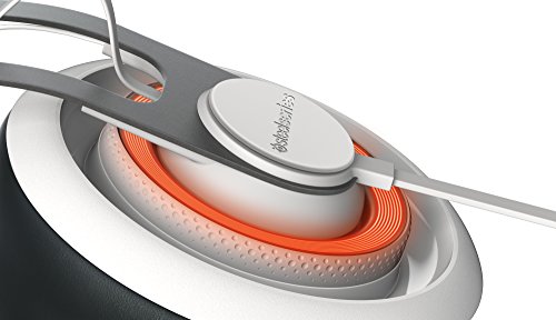 SteelSeries Siberia 650 - Auriculares para Juego  Sonido Dolby Surround 7 1  iluminaci  n RGB  gesti  n de Software   PC Mac   Blanco