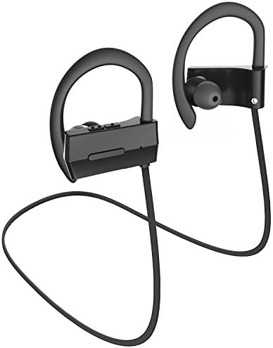 Bluetooth Headphones, Wireless In Ear Earbuds V4.1 Stereo Noise Isolating Sweatproof Headsets with Mic, Premium Bass Sound, Secure Fit for Sport, Gym