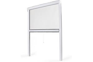 AVOSDIM.COM STORES, RIDEAUX, MOUSTIQUAIRES Mosquitera Enrollable Ventana de PVC Ajustable (1, Anch. 1500mm x Alt. 1600mm)